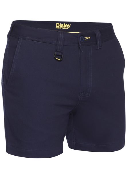 Bisley Stretch Cotton Drill Shorts BSH1008 Work Wear Bisley Workwear 72R Navy 